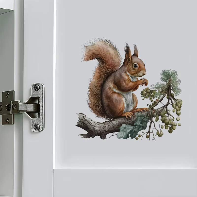 Nette Eichhörnchen Wand Aufkle – Pvc Panel Background Bewertung und Preis